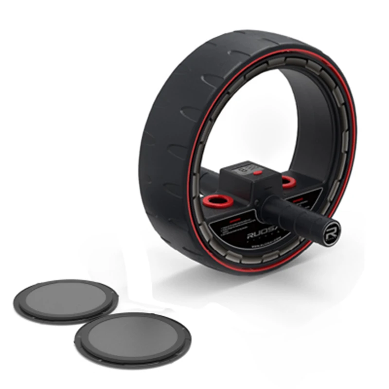 Крытый брюшной ролик мышцы колеса Начинающий упражнения тихий ролик для тренировки мышц живота тренажер тренажеры тренажерный зал дома Бодибилдинг Горячий