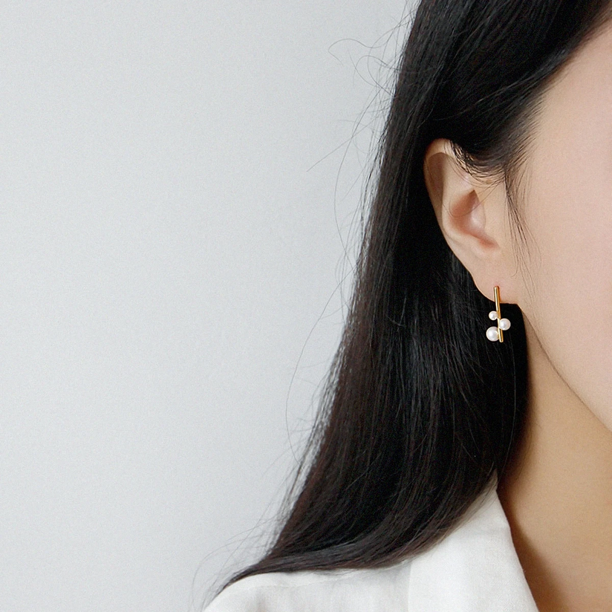 

Solid 925 Sterling Silver Smooth Concave Arc Drop Earrings for Women Jewelry