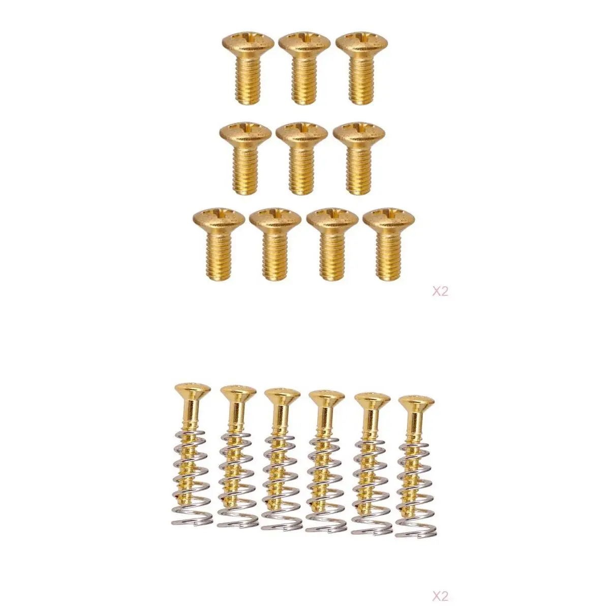 20pcs Guitar Switch Nuts+20pcs Pickup Frame Fixing Screws Springs | Спорт и развлечения