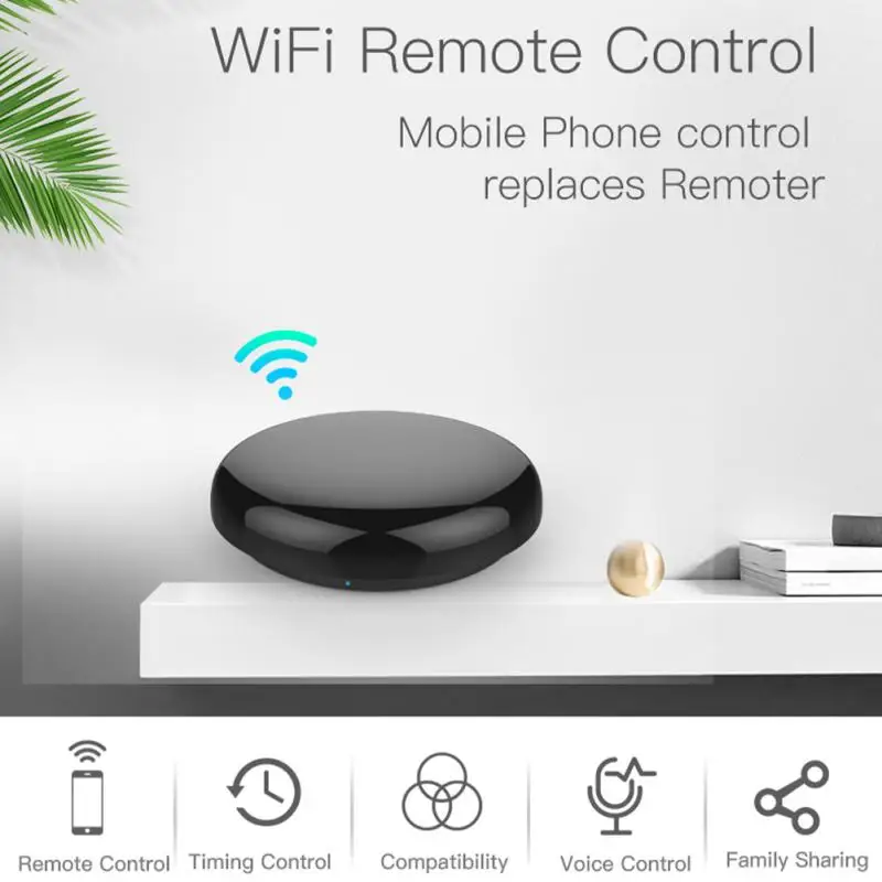 Умный пульт дистанционного управления Tuya Wi-Fi универсальный инфракрасный прибор