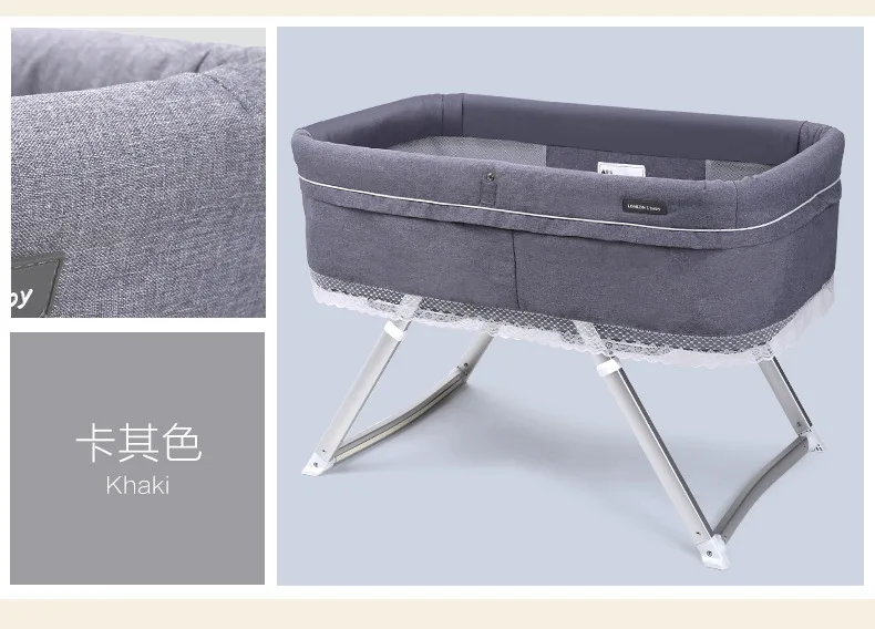 Baby Bed BB Baby Multifunctional European Portable Travel Cradle Bed Ultra-Light Folding Bed sleeping with mom