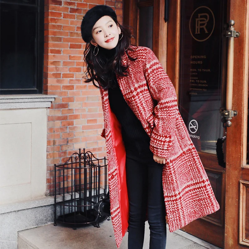 

XXL-6XL Plus Size 8539 large women's dress 2021 new thin woolen slightly fat sister mm foreign style wool coat