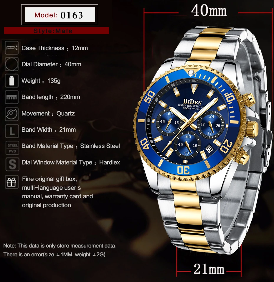 Бизнес мужской роскошный бренд часов нержавеющая сталь Rolexable наручные часы хронограф армейские военные кварцевые часы Relogio Masculino