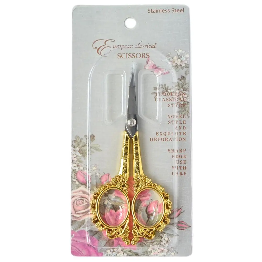 Европейские винтажные ножницы из нержавеющей стали идеально подходят для шитья