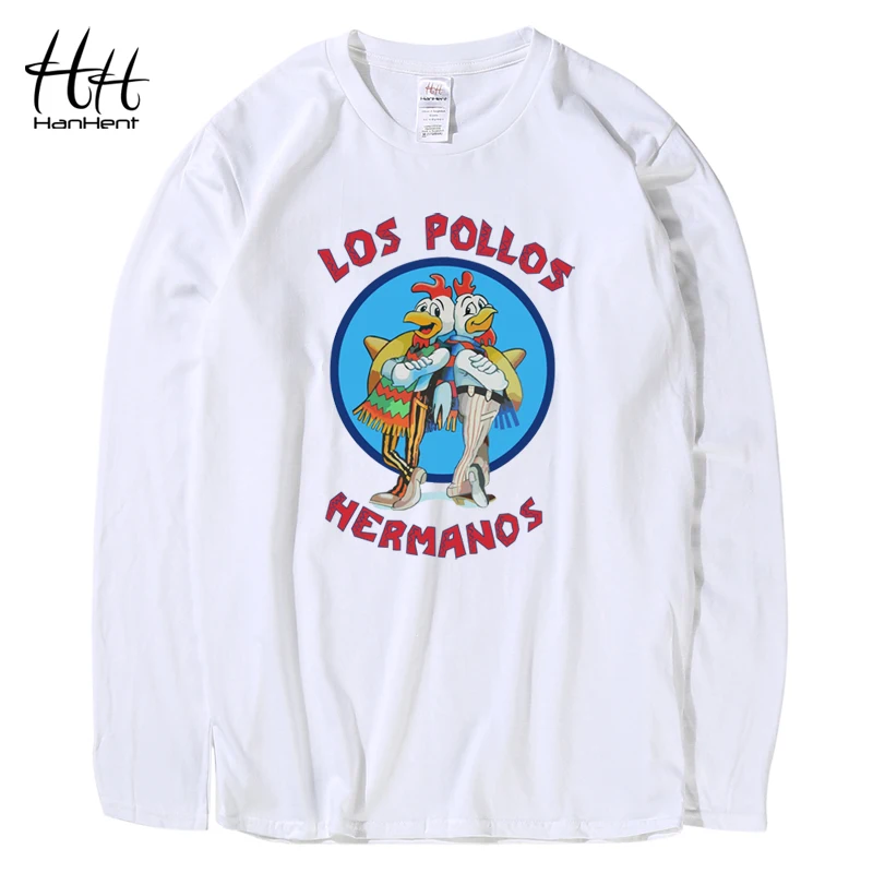 Los Pollos Hermanos футболки для мужчин курица братья мужские Sitcoms с коротким рукавом О