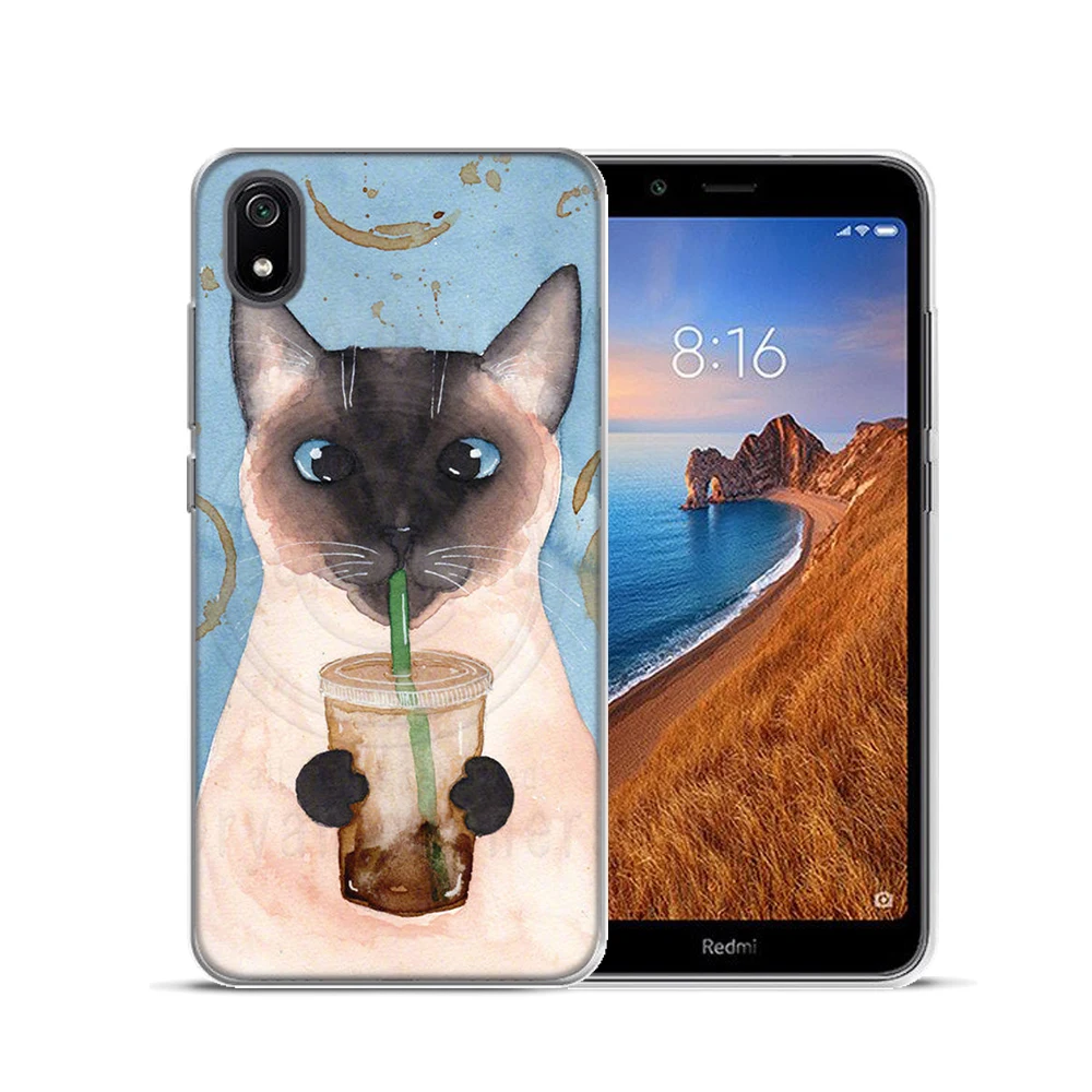 Кофе mi lk бутылка кошка силиконовый чехол для Xiaomi 9 SE 9T Pro 5X A1 6X A2 A3 Red K20 7 Y3 5 Plus Note 10 4 4X5