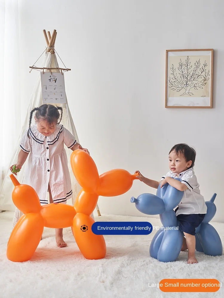 Скандинавский детский стул GY в форме собаки с воздушным шаром современное