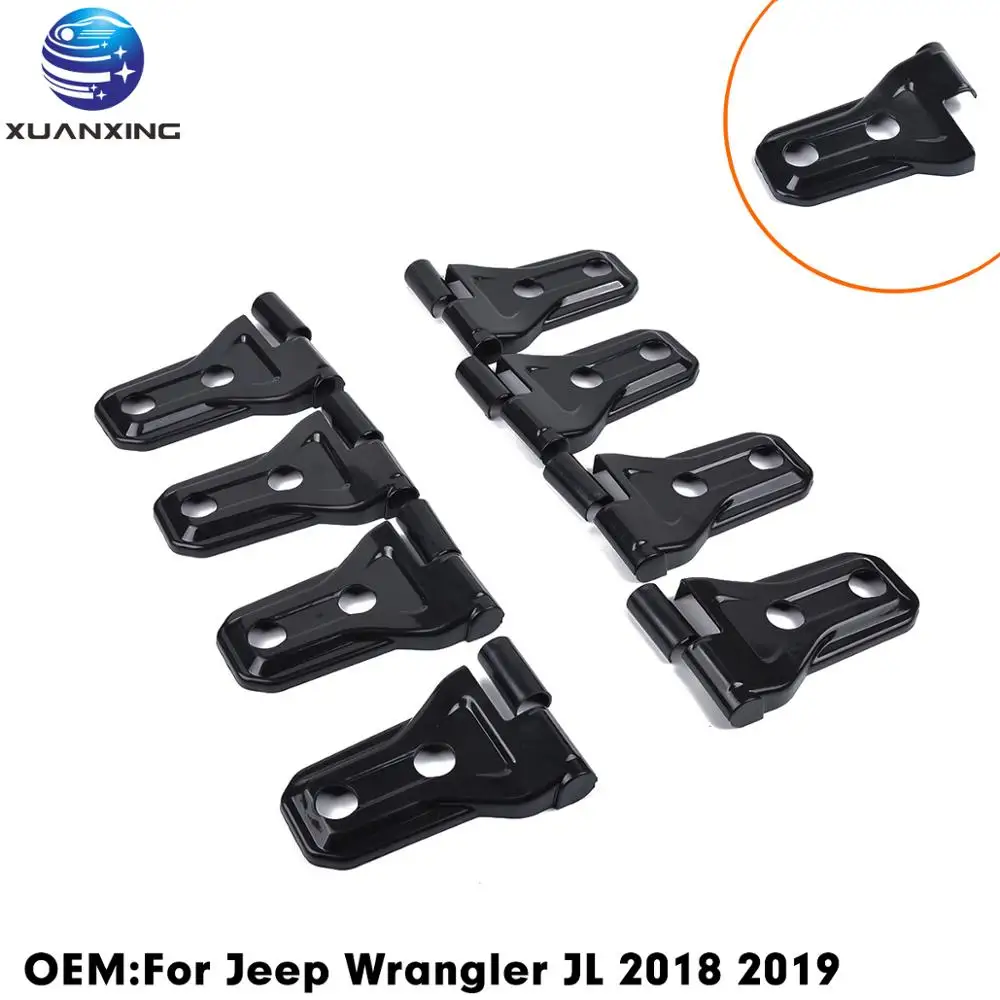 

Декоративная петля для двери Jeep Wrangler JL 2018 2019 декоративная Защитная крышка ABS cromo 16 Uds para красный черный