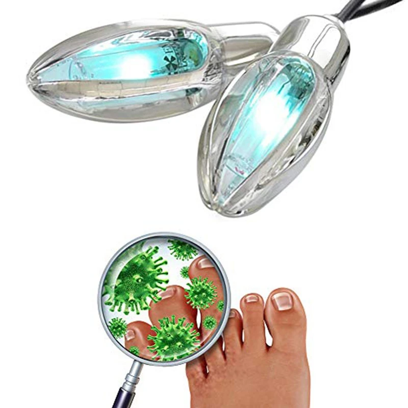 

UV Shoes Light Lamp 10W Deodorizer Ultraviolet with Ozone Dehumidification Warm Dryer Shoes Partner-EU Plug