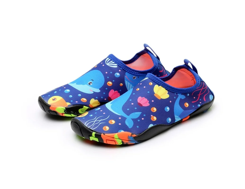 Children Cartoon Wading Shoes Kids Outdoor River Wading Shoes Boys Non-slip Barefoot Water Shoes Beach Socks Girls Beach Shoes