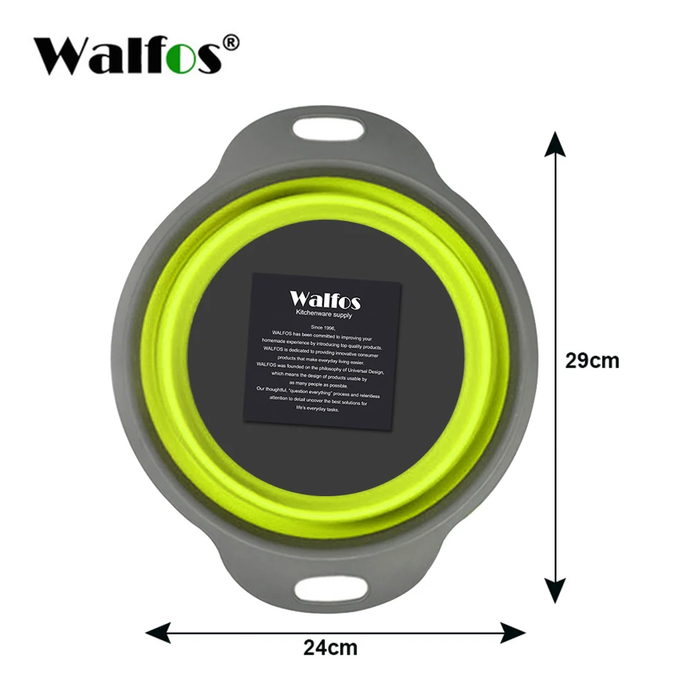 

WALFOS складной силиконовый дуршлаг