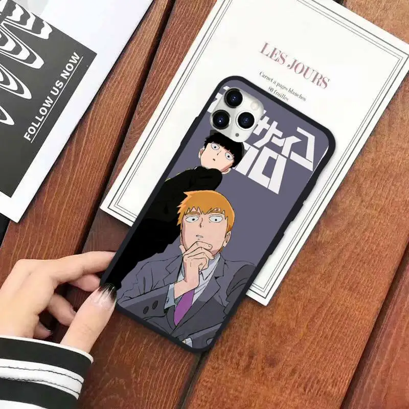 

Mob psycho 100 Shigeo Kageyama anime Phone Case for iPhone 11 12 pro XS MAX 8 7 6 6S Plus X 5S SE 2020 XR
