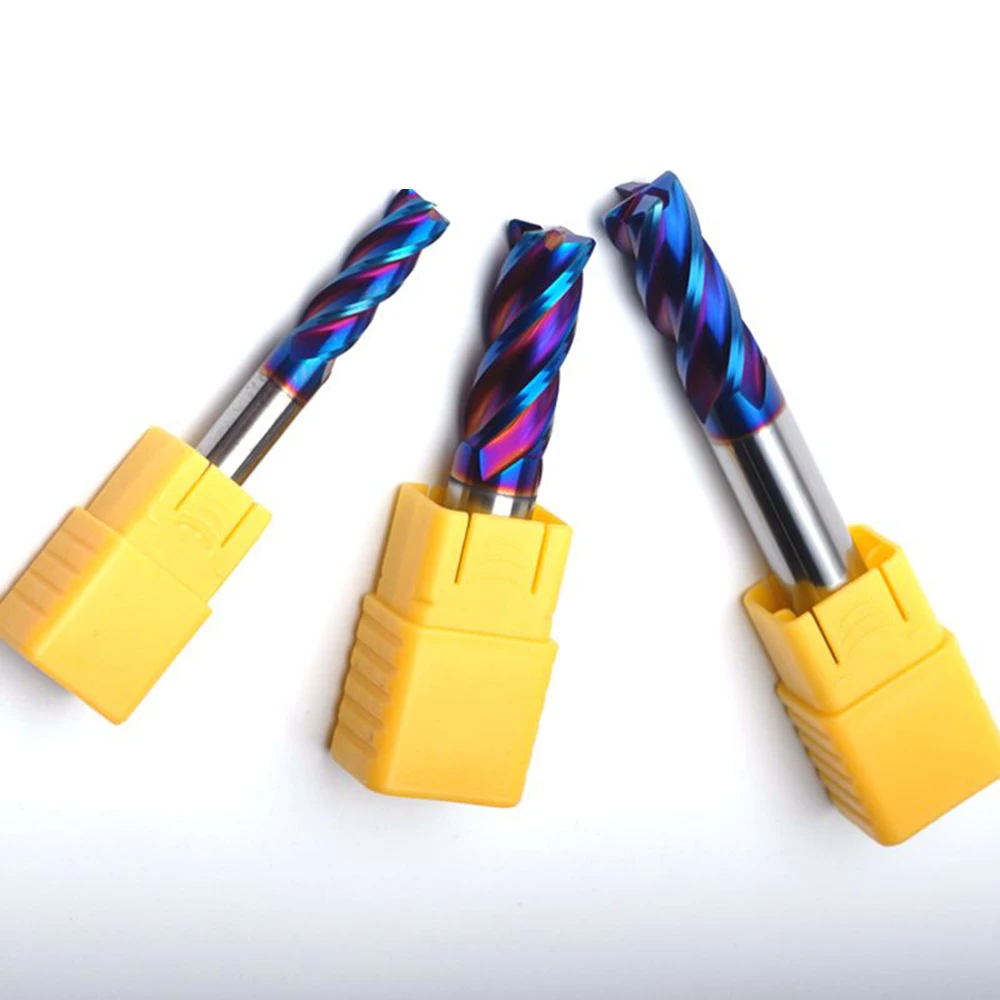 HRC65 Угловой радиус Концевая фреза вольфрамовая твердосплавная сталь Фрезерный