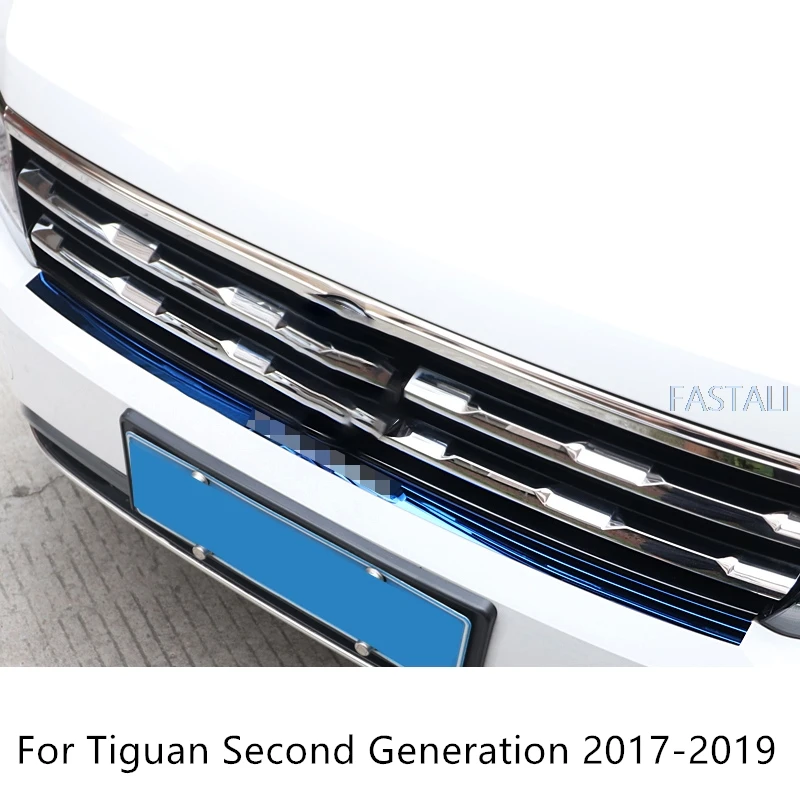 Для Tiguan второго поколения 2017 2019 автомобильный передний бампер крышка из