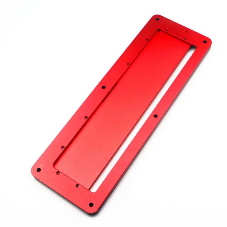 

Electric Circular Saw Flip Cover Plate Flip-Floor Table Special Cover Plate Adjustable Aluminium Insert Plate for Table Saw