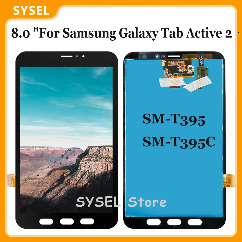 8 0 &quotдля Samsung Galaxy Tab Active 2 T395 ЖК SM T395C Lcd сенсорный экран стекло дисплей в сборе