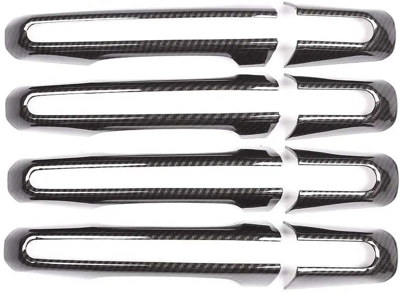 Накладка на дверную ручку из АБС пластика и углеволокна для Land Rover Discovery Sport LR5 L462 RR