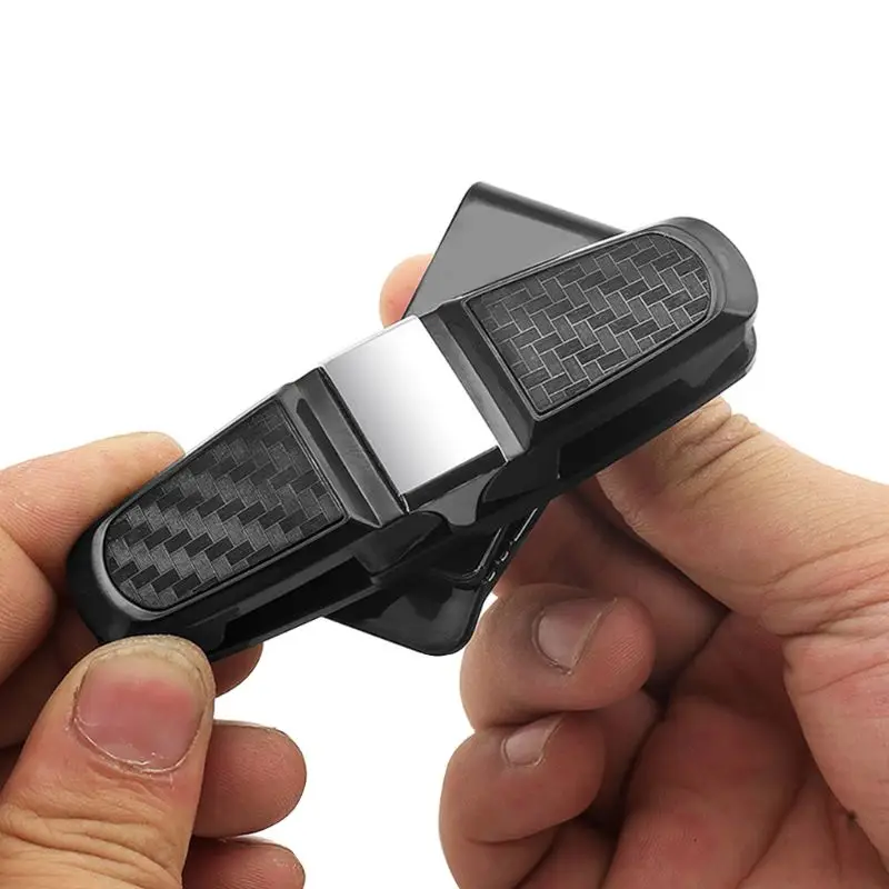 Автомобильный солнцезащитный козырек зажим для очков износостойкий