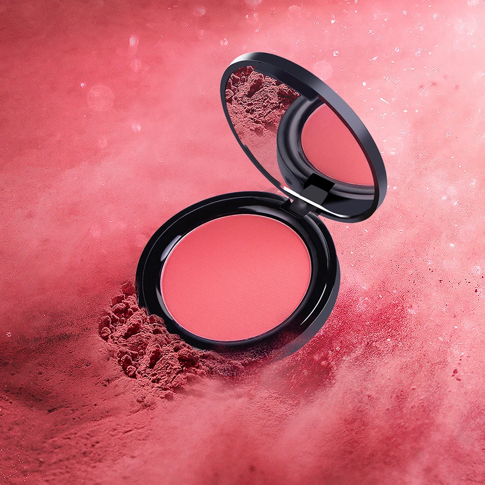 6 цветов косметическая пудра для румян долговечная матовая Румяна щек пигментная