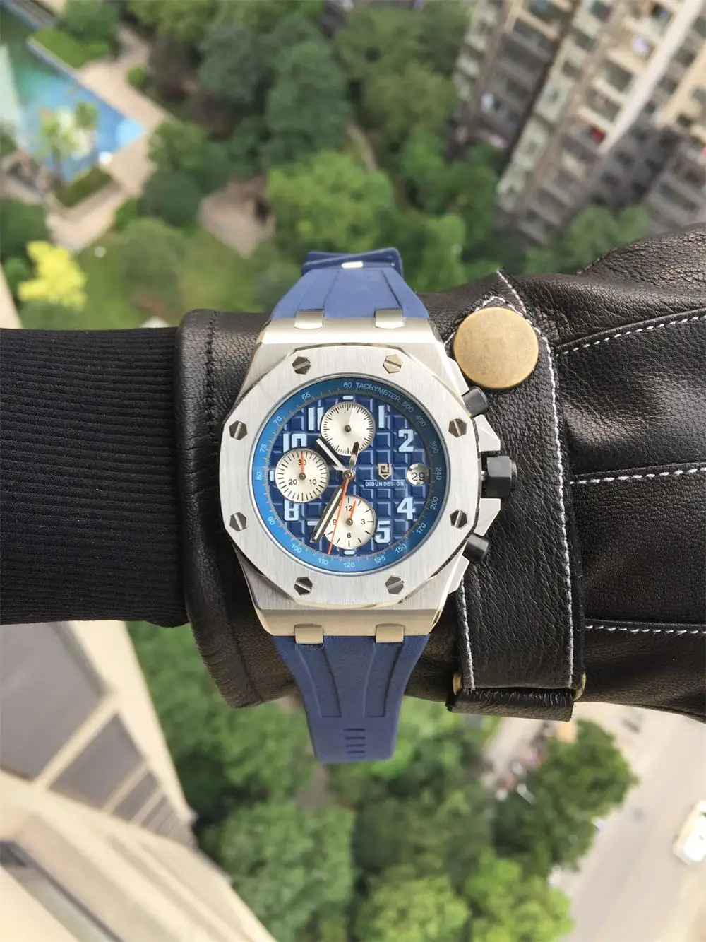 Мужские часы Лидирующий бренд Роскошные Кварцевые бизнес военные