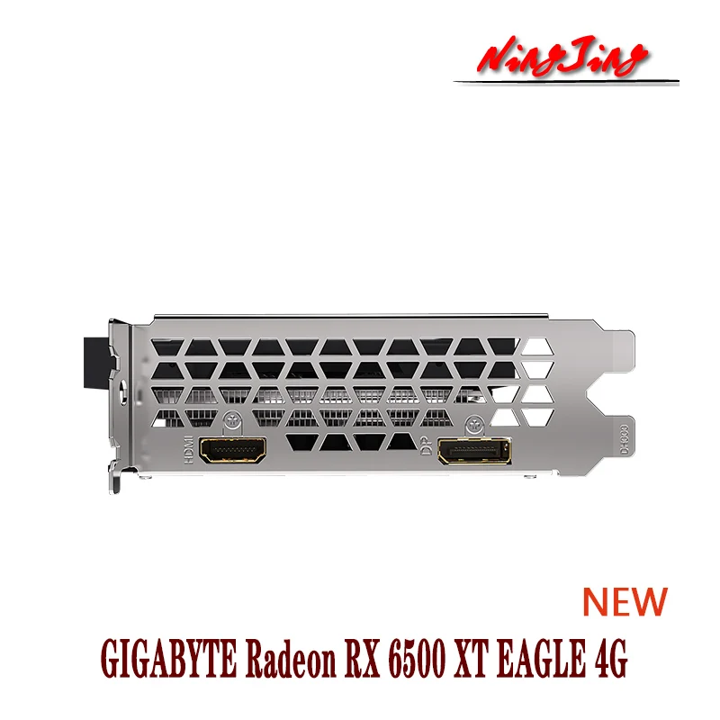 GIGABYTE Radeon RX 6500 XT NEW EAGLE 4G 6500XT 4GB 18000MHz  GDDR6 64-bit  6nm Support AMD Intel Desktop CPU