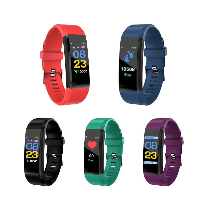 Smart Band Waterproof Fitness Tracker Plus Bracelet Blood Pressure Heart Rate Monitor Sports Wristband New | Электроника