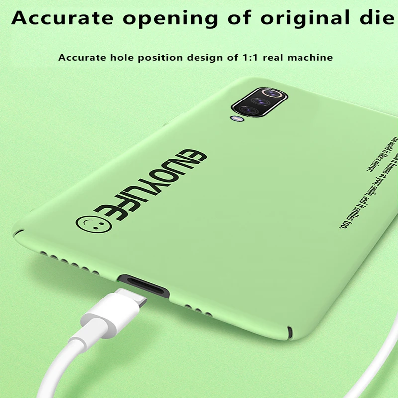 Ultra-thin Matte PC Phone Case For Xiaomi Mi 10 9 8 SE Lite T Pro Redmi Note 7 Shockproof Cover