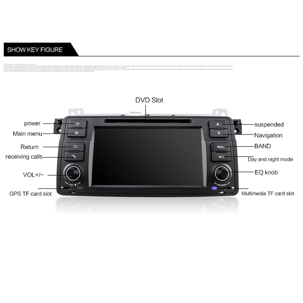 Автомагнитола Eunavi TDA7851 RDS на Android 9 0 для BMW E46 M3 Rover 3 Series 1 Din|din android|1 din android1 |