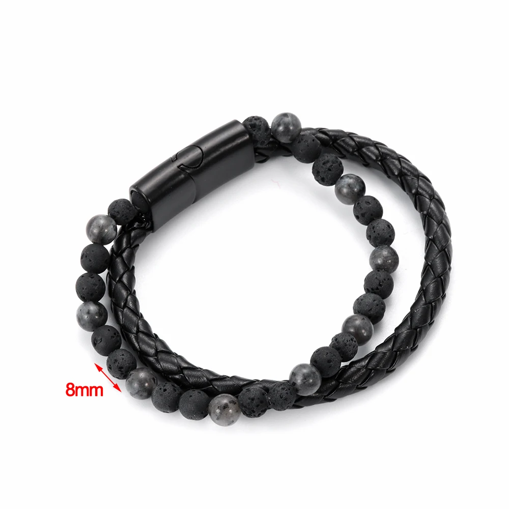 Магнитная застежка пара дистанционный Браслет тигровый глаз камень Йога браслет