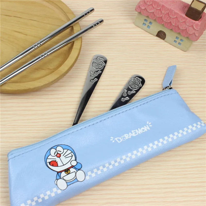 Нержавеющая сталь столовые приборы ложки вилки палочки с упаковка ткани