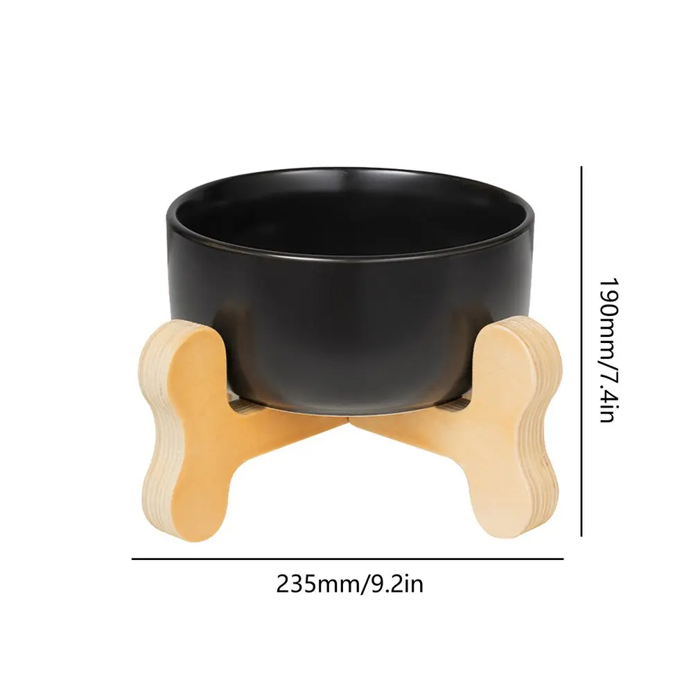 

Ceramic Dog Bowl Extra Large Anti-overturning Dog Food Bowl Flat Bottom Suitable For Medium And Large Dogs