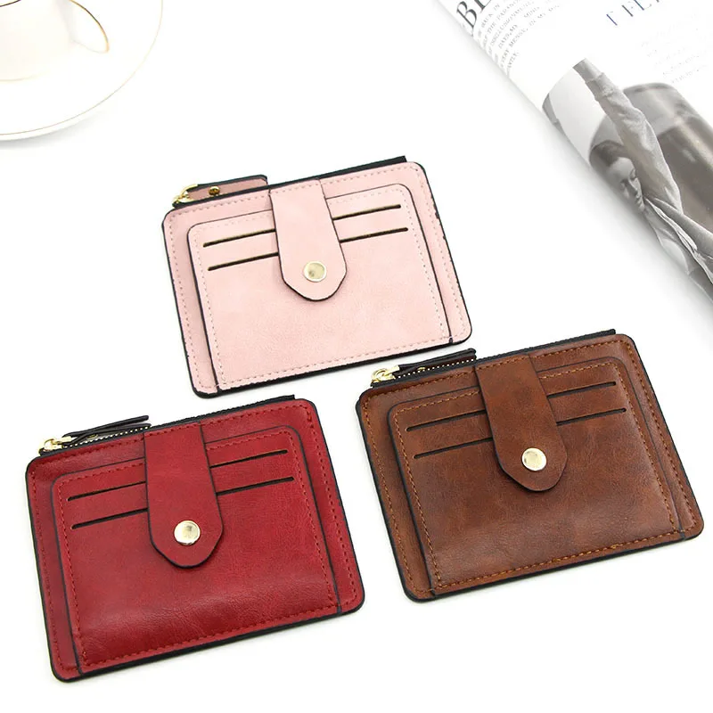 Модный мужской кошелек повседневный держатель для кредитных карт ультратонкий