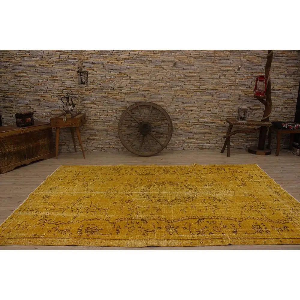 

Unique Real handmade Wool Rug, Unique Area Rug Livingroom Bedroom Kitchen Rug, 2418