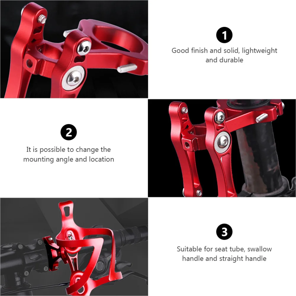 

1pc Bike Water Cup Holder Adapter Portable Water Bottle Holder Rack