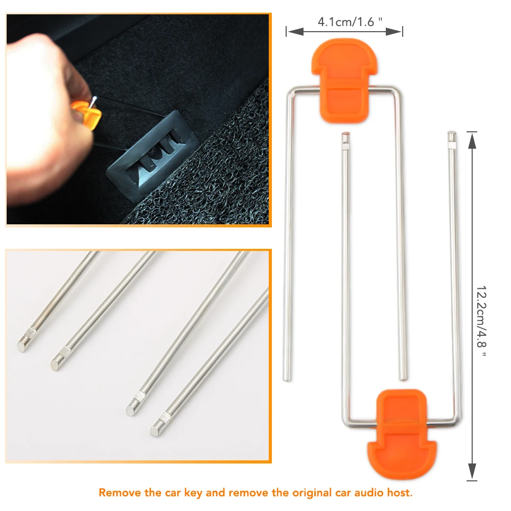 12 шт. автомобильное радио дверной зажим Панель удаления набор инструментов для