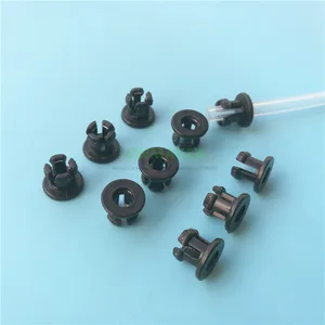 10 шт., детали для 3D-принтера, нить 1,75 мм, муфты Bowden OD 4 мм, трубный зажим bowden, зажим для конского башмака, Трубная муфта, цанговый зажим