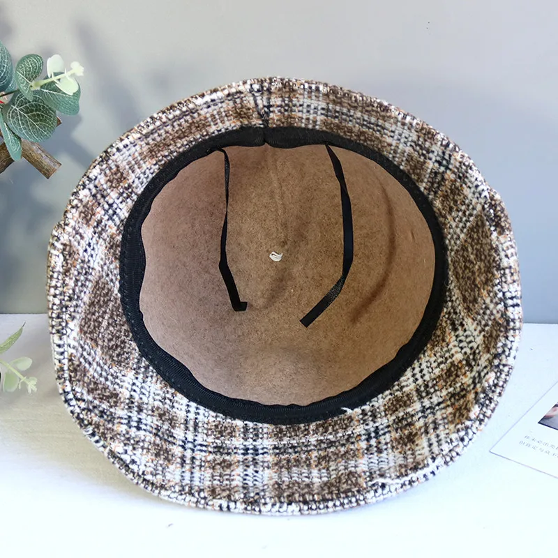 Женская зимняя Панама из натуральной шерсти с регулируемым поясом | Аксессуары