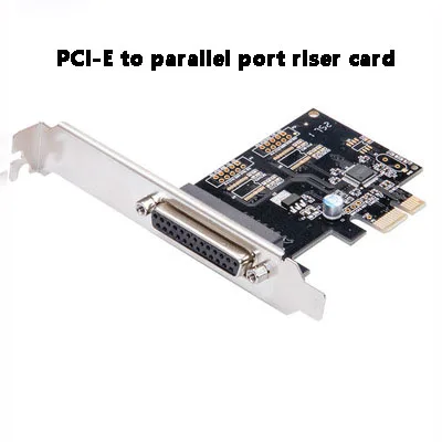 

Карта PCI-E с параллельным портом, 25-контактная карта с параллельным портом, плата-адаптер с последовательным портом PCI-E для параллельного пор...