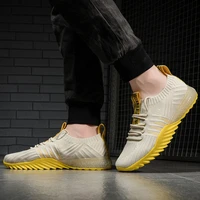 high quality unisex sneakers women shoes stretch fabric breathable woman casual loafers men run shoes fashion student trainers