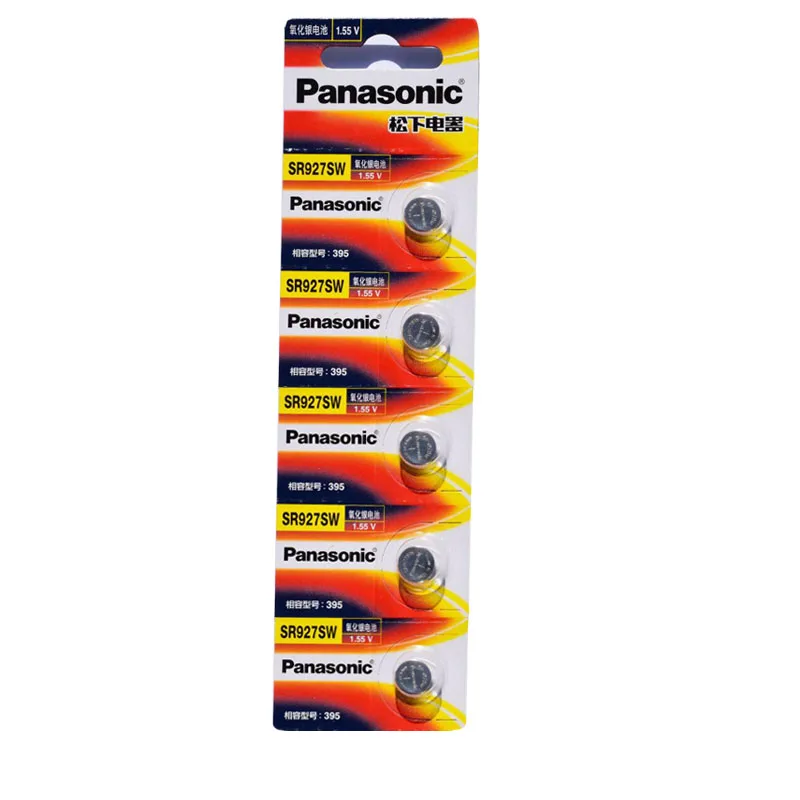 1 шт. Panasonic 1,55 V SR927SW 395 AG7 LR927 LR57 Кнопка часы на батарейках Батарея для часы-игрушка ключи серебро оксидная батарея