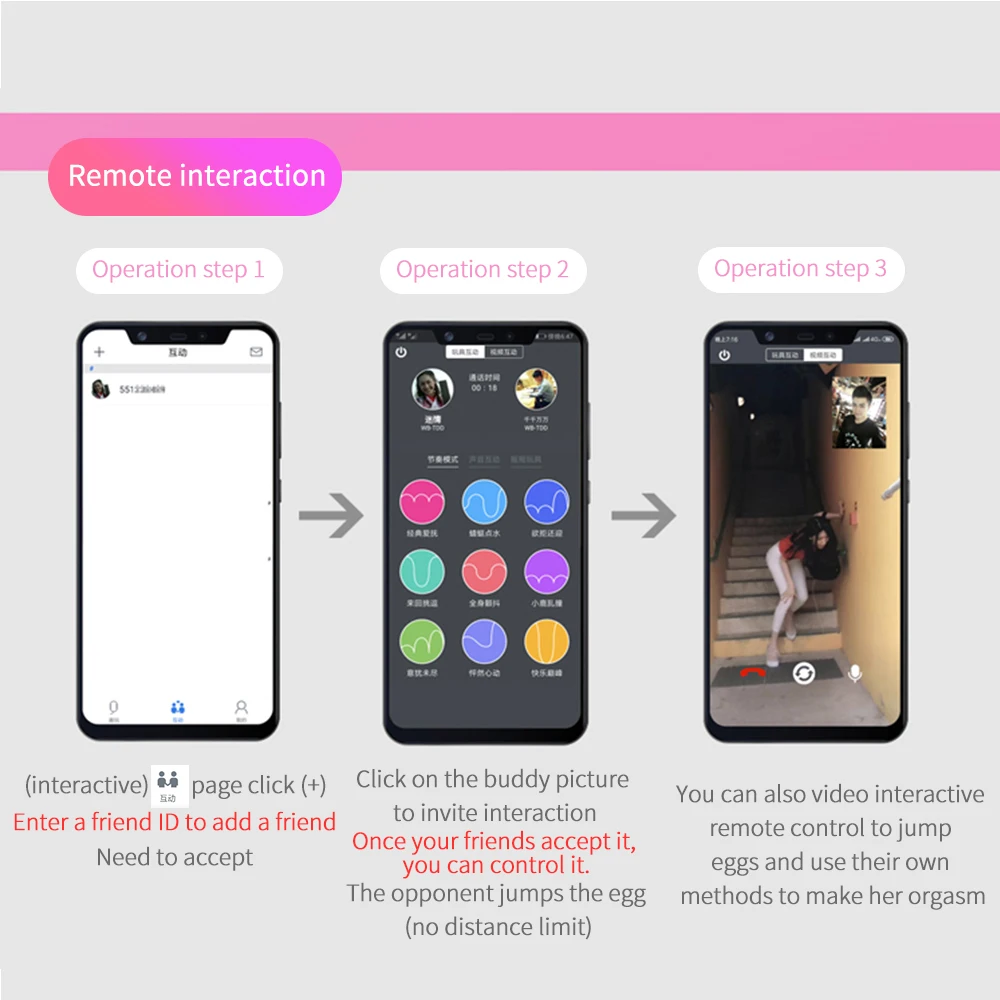 Smart Phone APP Control Jump Eggs Vibrator Sex Toys Kegel Vaginal Ball For Women USB Vibrating Vagina Tight Exercise Geisha | Красота и