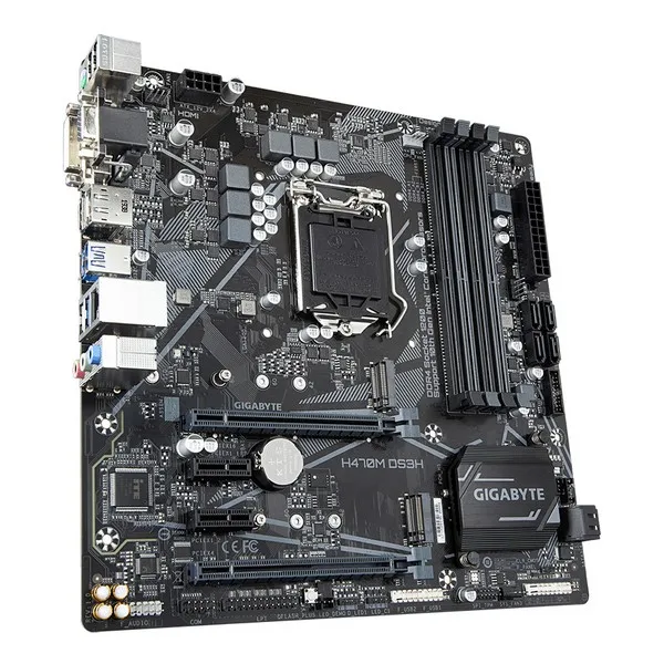 Игровая Материнская плата Gigabyte H470M DS3H mATX DDR4 LGA1200 | Компьютеры и офис