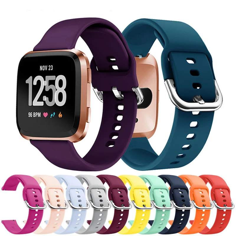 

Silicone Straps For Fitbit Versa 2 Band Soft Wrist Waterproof Replacement Watch Strap For Versa/Versa 2 Fitbit Accessories