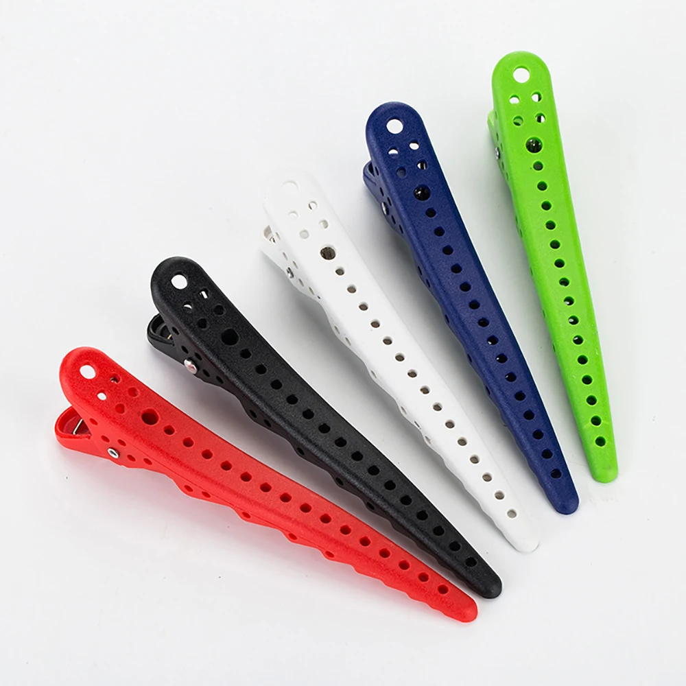 

6pcs/set Plastic Alligator Hair Section Clamp Salon Barber Haircutting Barrettes DIY Women Wash Face Hairpins Styling Care Tools