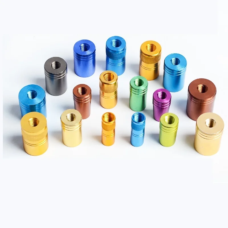 

Fishing hand net and its handle connector screw Aluminium alloy doddle net connection 100 pcs