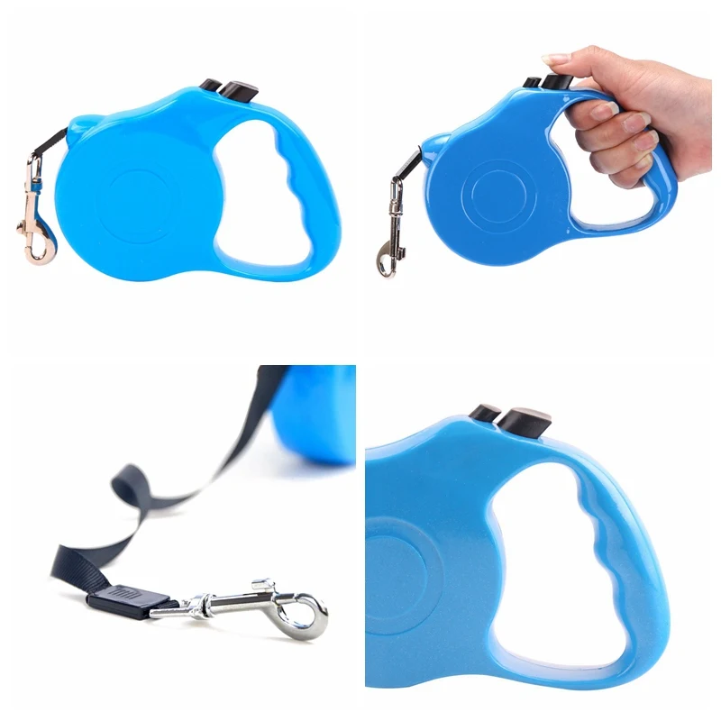 Поводок для домашних животных выдвижной автоматический Тяговый канат прочный