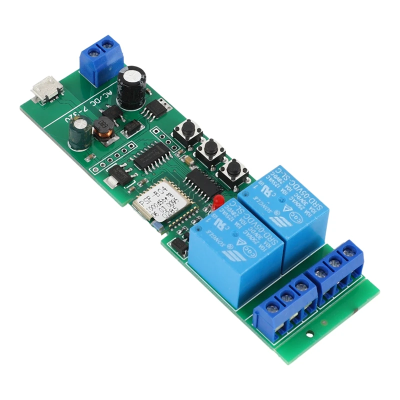 

for Ewelink Wireless WiFi Smart Home Switch Module WiFi Inching Relay Momentary/Self-Locking/Interlock for Alexa Google Home IFT
