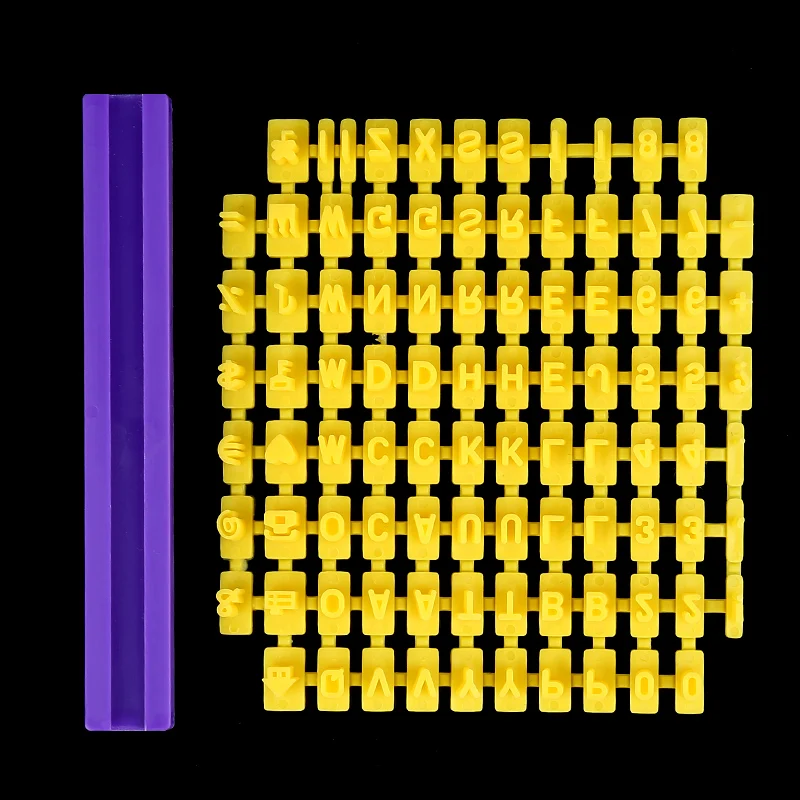 Алфавит цифры форма для печенья буква помадка торт пресс штамп украшение резак