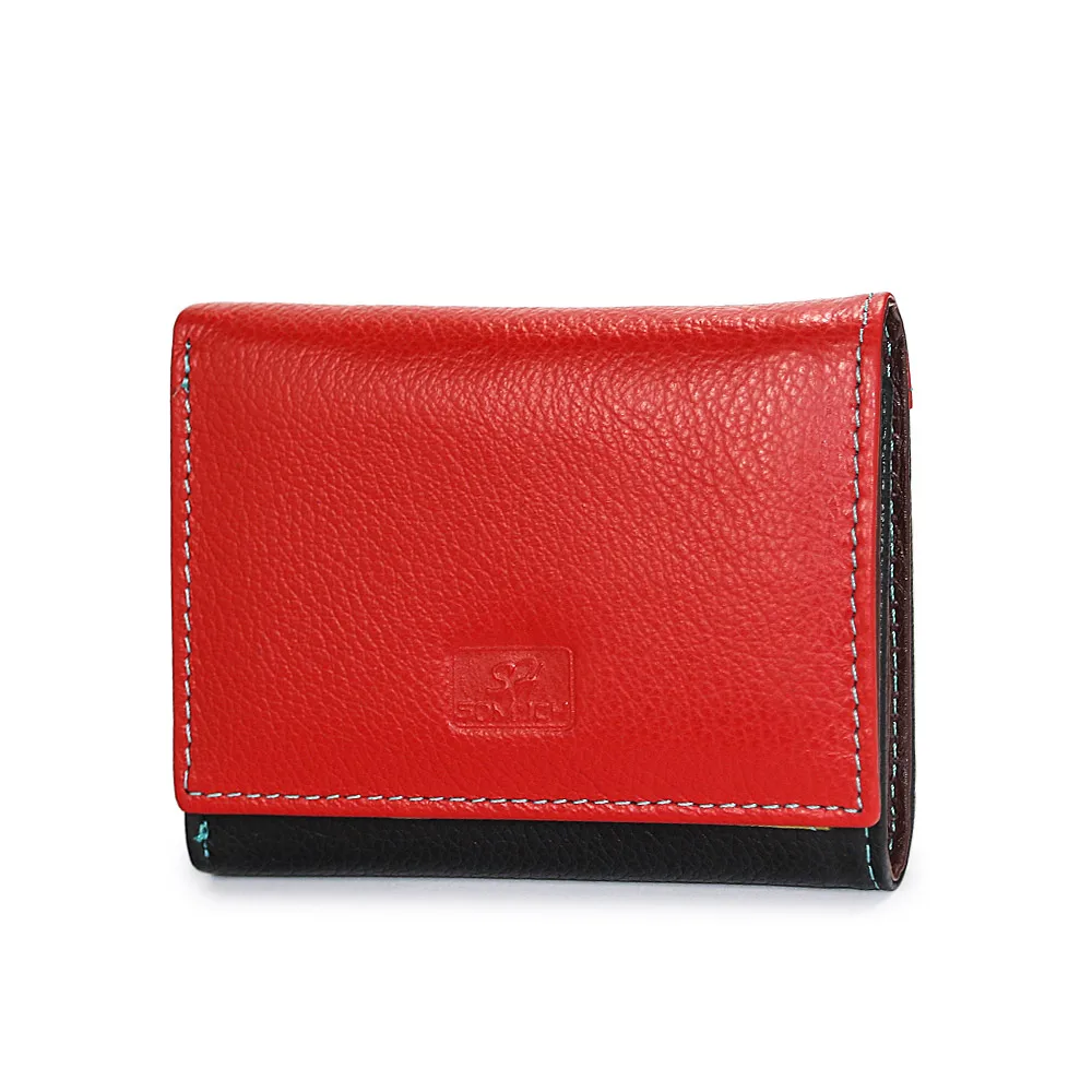 

Женский кошелек Beth cat из натуральной кожи, модные мини-кошельки для мелочи, Дамский клатч, маленький держатель для денег