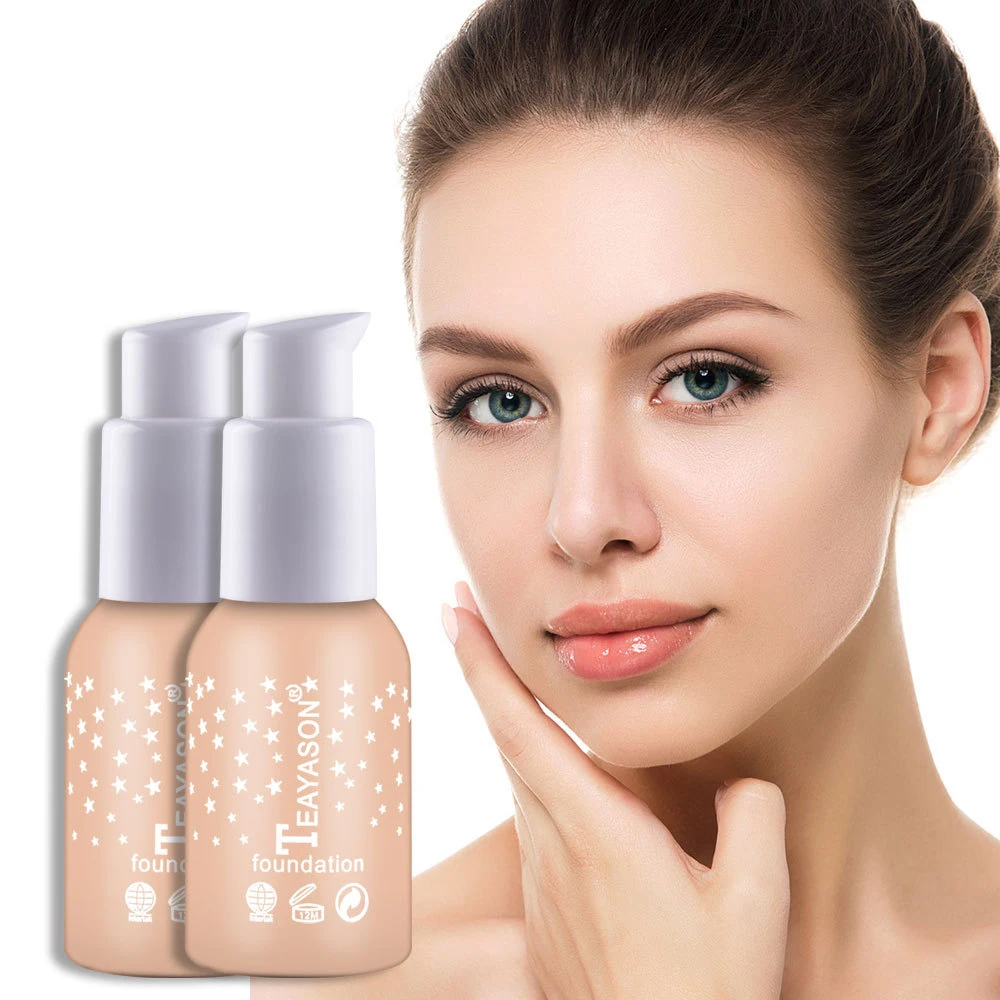 Foundation Concealer Liquid Moisturizing Waterproof Oil Control Whitening Brightening Skin 30mlTSLM2 | Красота и здоровье